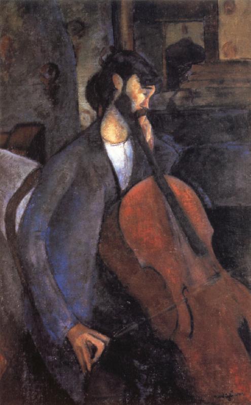 Amedeo Modigliani The Cellist oil painting image